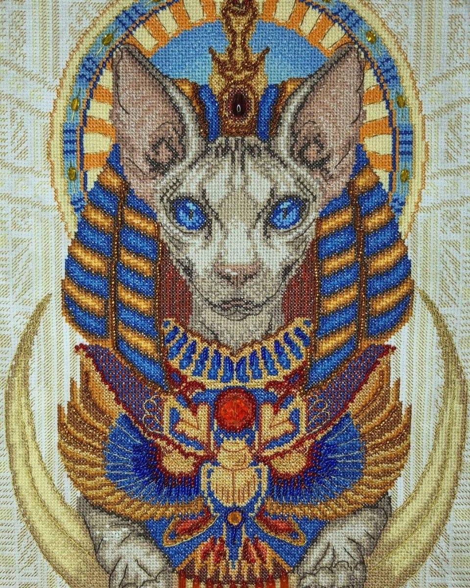 Momentos Magicos LEGENDS OF EGYPT Kit with Aida fabric