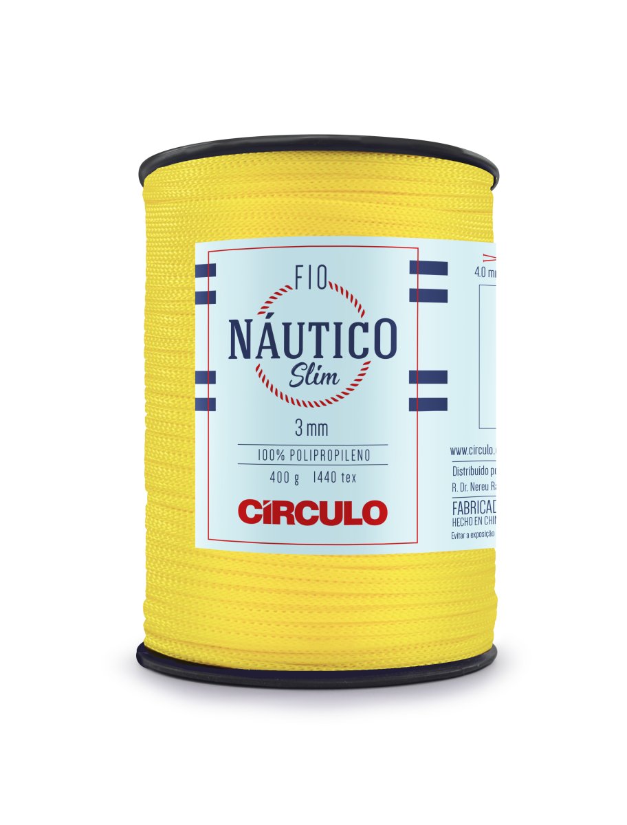 Precision crochet with Circulo Fio Náutico Slim Yarn.