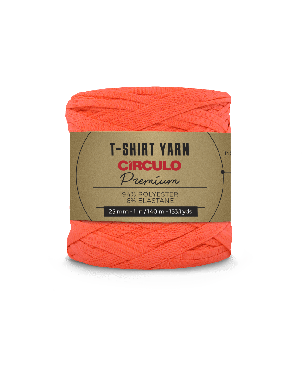 Circulo Premium T-shirt Yarn for Crocheting and Knitting, Bulk Yarn 140m/270g - Leo Hobby