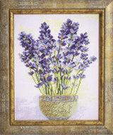 Charivna Mit LAVENDER Cross Stitch Kit with Aida fabric