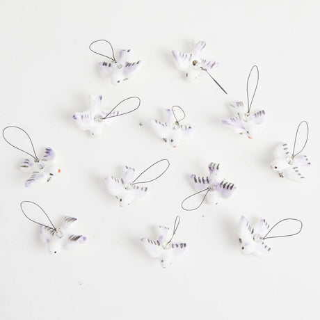 KnitPro NEW ZOONI Stitch Markers in Playful Beads Peace 