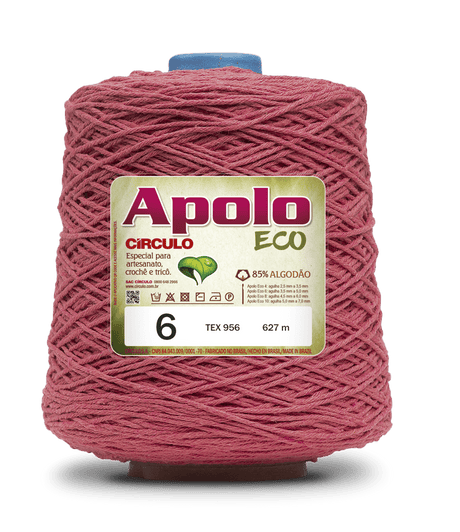 Apolo Eco 4/6 Cotton Cord Yarn – Ideal for Crochet Bags & Home Decor (600g) - Leo Hobby