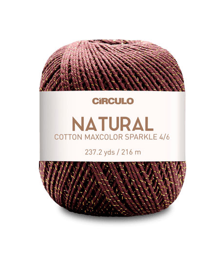 Círculo Barroco Maxcolor Sparkle – Cotton Yarn with Metallic Shine (200g) - Leo Hobby