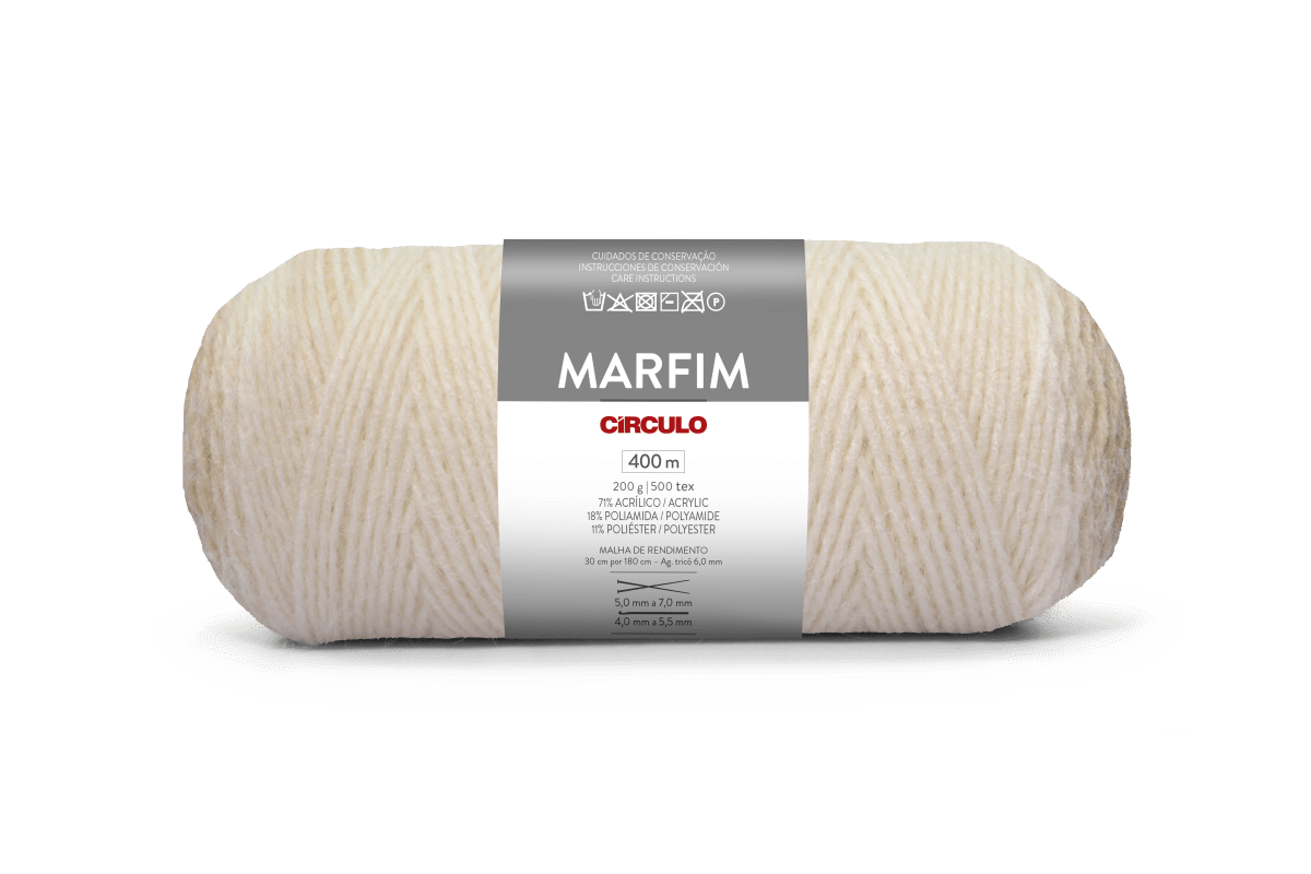 Círculo Marfim - Soft Gradient Yarn with Cashmere Touch (200g) - Leo Hobby