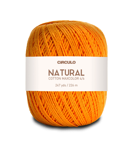 Circulo Natural Cotton Maxcolor (Barroco) 4/6 100% Cotton Yarn for Crochet and Knitting, 226m/200g - Leo Hobby Marketplace