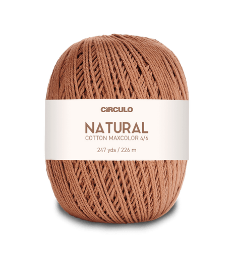Circulo Natural Cotton Maxcolor (Barroco) 4/6 100% Cotton Yarn for Crochet and Knitting, 226m/200g - Leo Hobby Marketplace