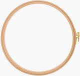 Beech wood hoop with screw depth feature.