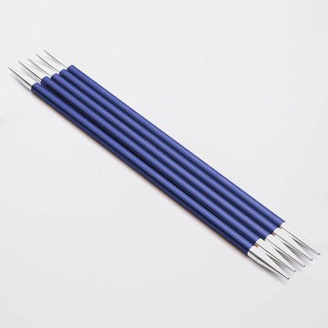 KnitPro Zing Needles – colorful aluminium, ideal for detailed work.
